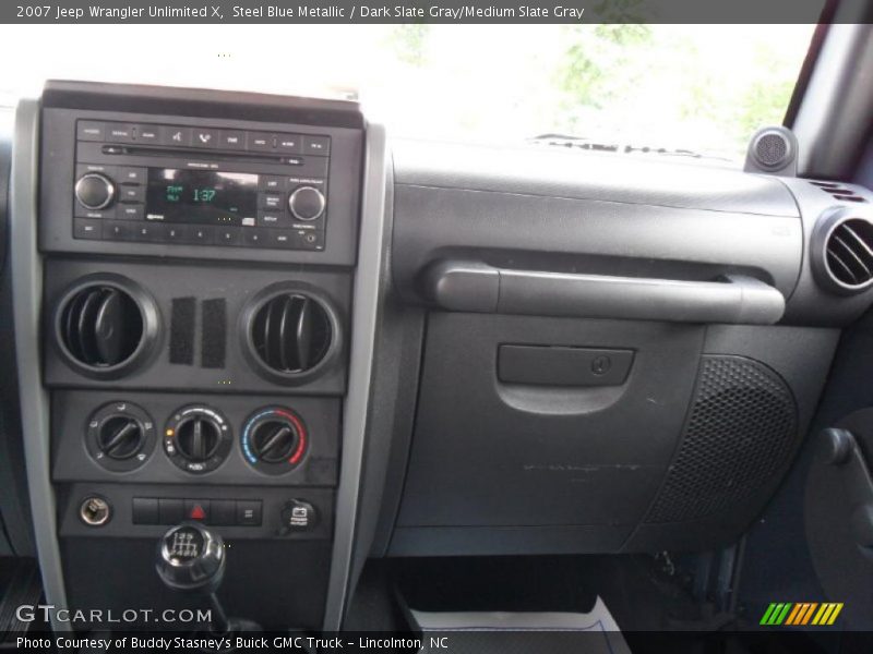 Steel Blue Metallic / Dark Slate Gray/Medium Slate Gray 2007 Jeep Wrangler Unlimited X