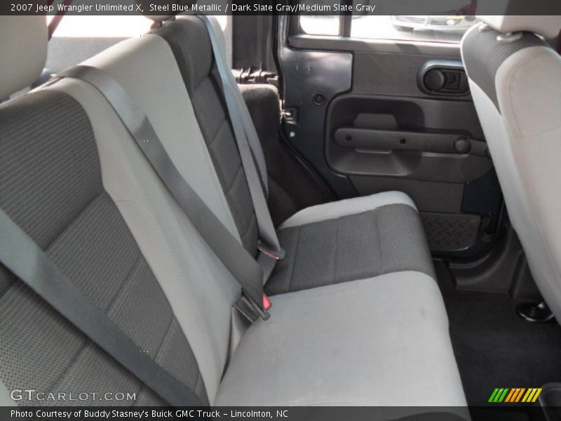 Steel Blue Metallic / Dark Slate Gray/Medium Slate Gray 2007 Jeep Wrangler Unlimited X