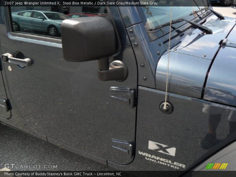 Steel Blue Metallic / Dark Slate Gray/Medium Slate Gray 2007 Jeep Wrangler Unlimited X