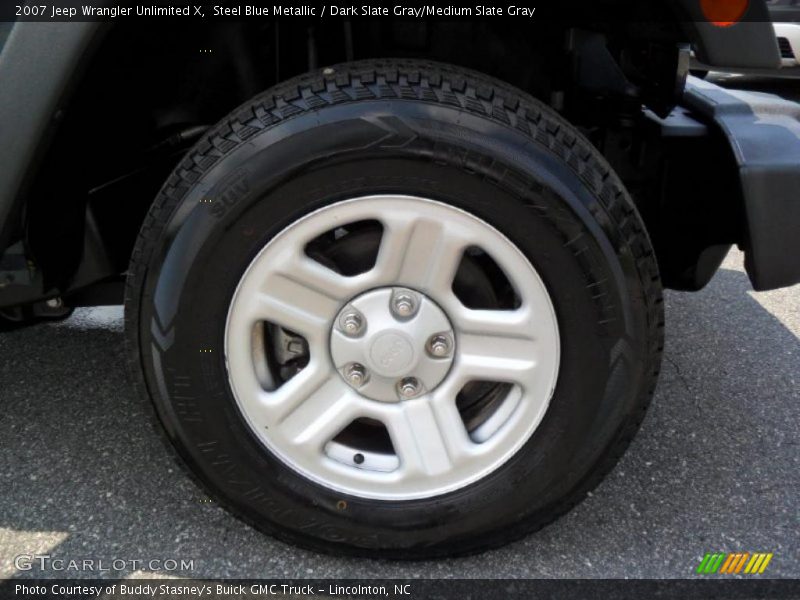 Steel Blue Metallic / Dark Slate Gray/Medium Slate Gray 2007 Jeep Wrangler Unlimited X
