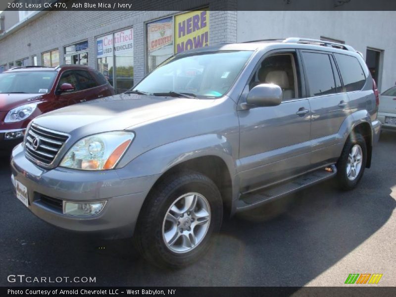 Ash Blue Mica / Ivory 2005 Lexus GX 470