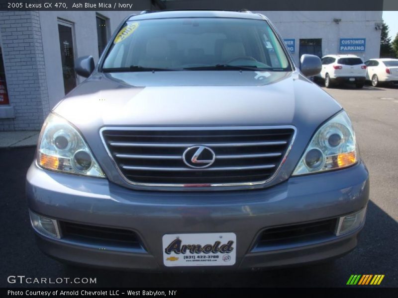 Ash Blue Mica / Ivory 2005 Lexus GX 470
