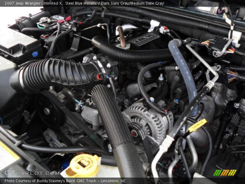 Steel Blue Metallic / Dark Slate Gray/Medium Slate Gray 2007 Jeep Wrangler Unlimited X