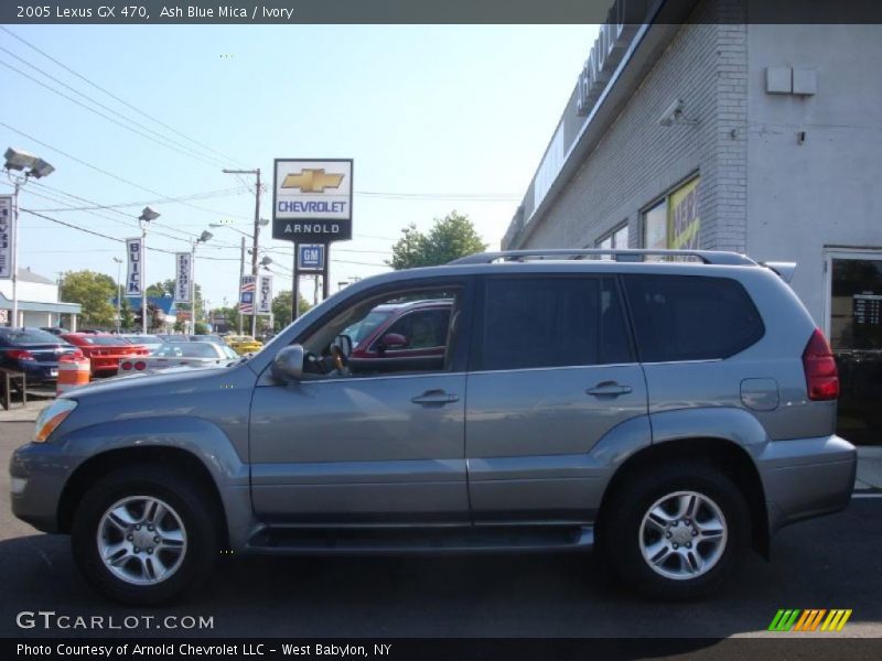 Ash Blue Mica / Ivory 2005 Lexus GX 470