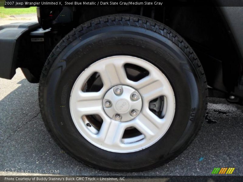 Steel Blue Metallic / Dark Slate Gray/Medium Slate Gray 2007 Jeep Wrangler Unlimited X