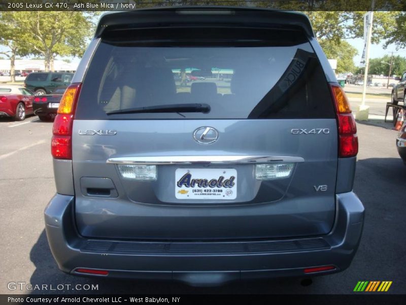 Ash Blue Mica / Ivory 2005 Lexus GX 470