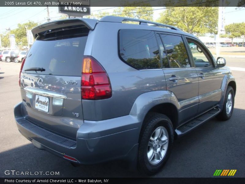 Ash Blue Mica / Ivory 2005 Lexus GX 470