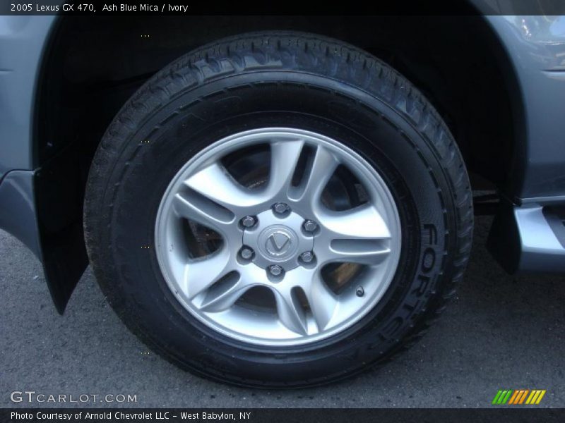 Ash Blue Mica / Ivory 2005 Lexus GX 470