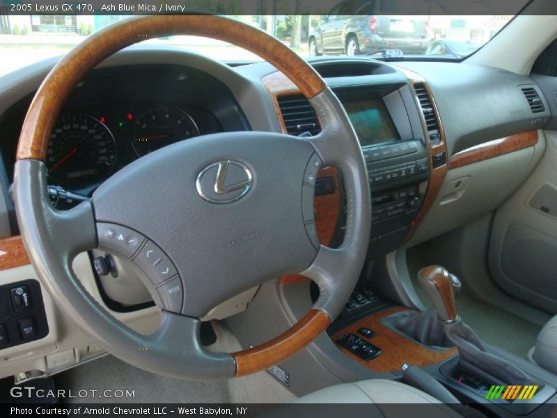 Ash Blue Mica / Ivory 2005 Lexus GX 470