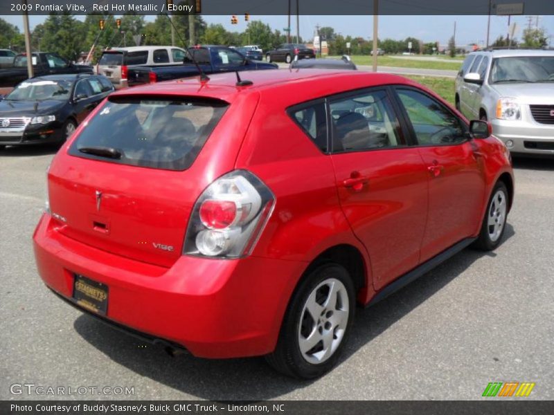 Red Hot Metallic / Ebony 2009 Pontiac Vibe