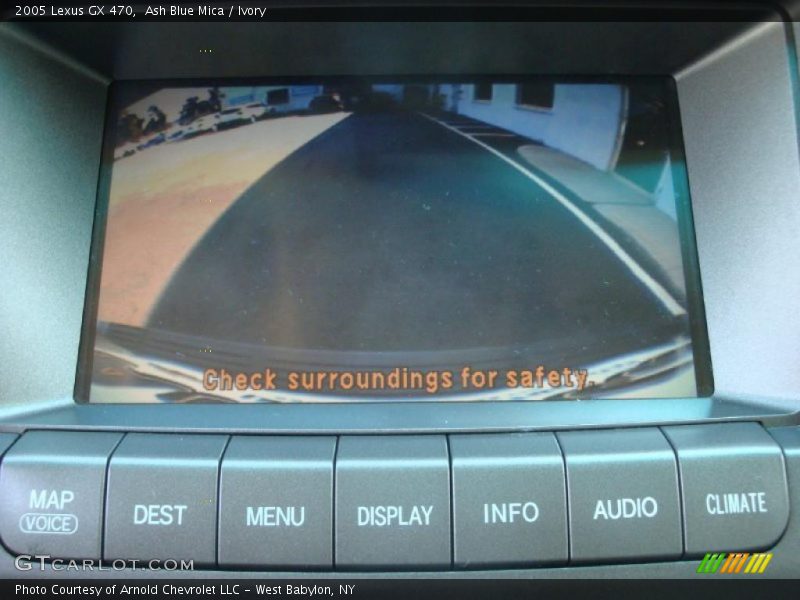 Ash Blue Mica / Ivory 2005 Lexus GX 470