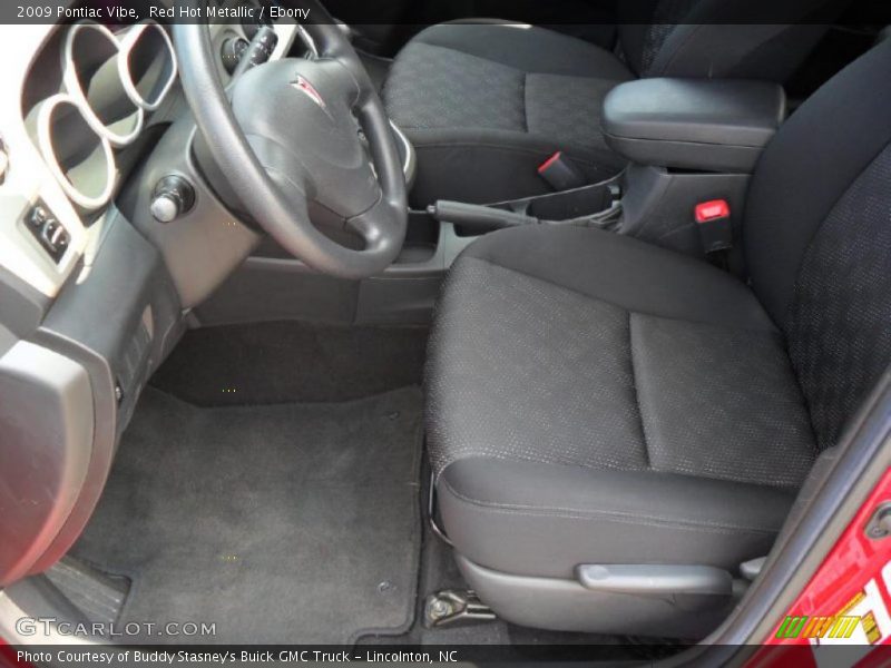 Red Hot Metallic / Ebony 2009 Pontiac Vibe