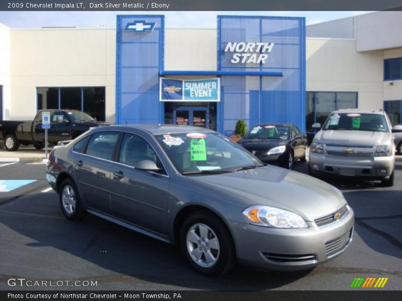 Dark Silver Metallic / Ebony 2009 Chevrolet Impala LT