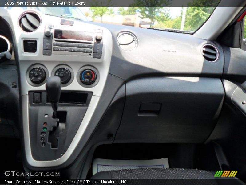 Red Hot Metallic / Ebony 2009 Pontiac Vibe