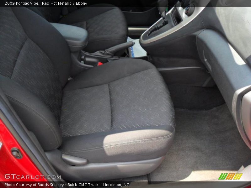 Red Hot Metallic / Ebony 2009 Pontiac Vibe