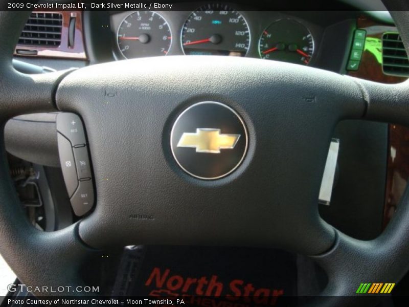Dark Silver Metallic / Ebony 2009 Chevrolet Impala LT