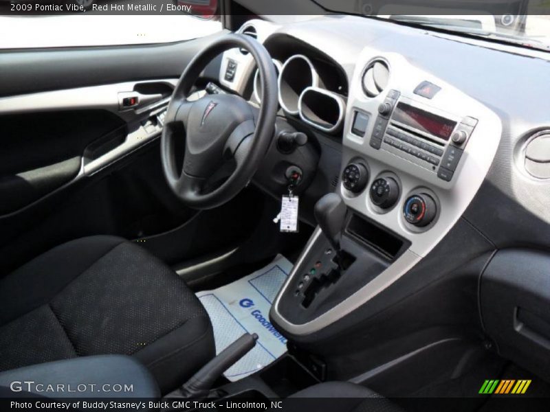 Red Hot Metallic / Ebony 2009 Pontiac Vibe