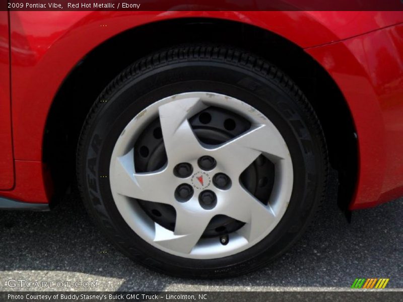 Red Hot Metallic / Ebony 2009 Pontiac Vibe