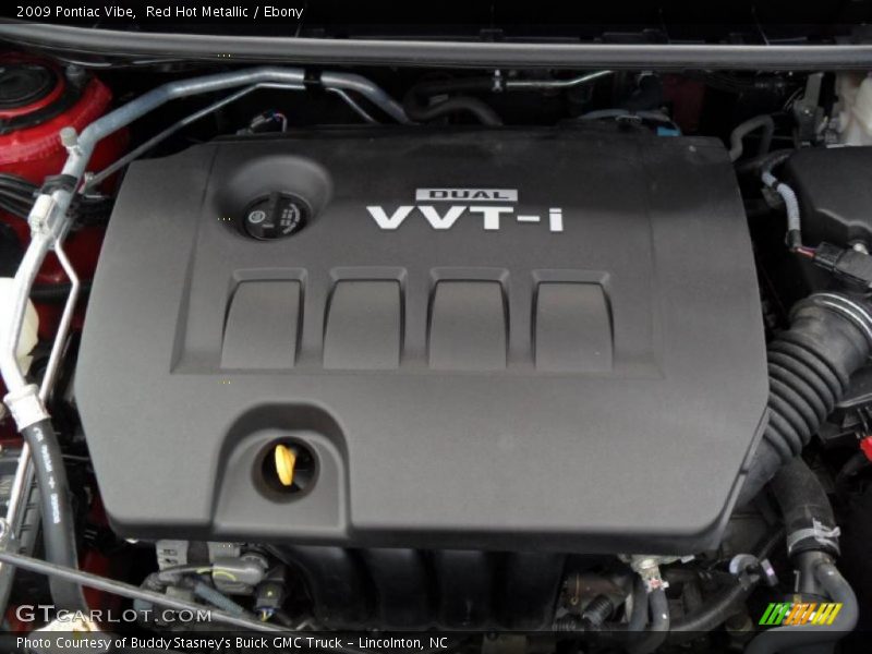 Red Hot Metallic / Ebony 2009 Pontiac Vibe