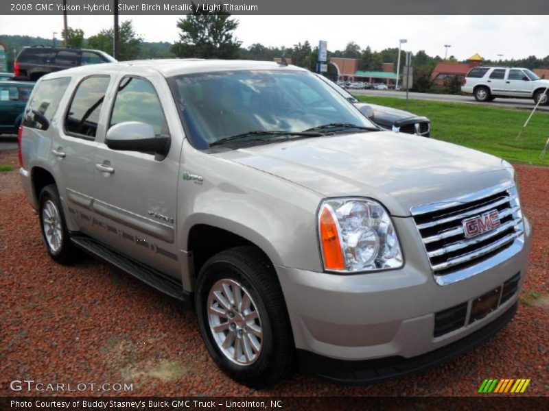 Silver Birch Metallic / Light Titanium 2008 GMC Yukon Hybrid