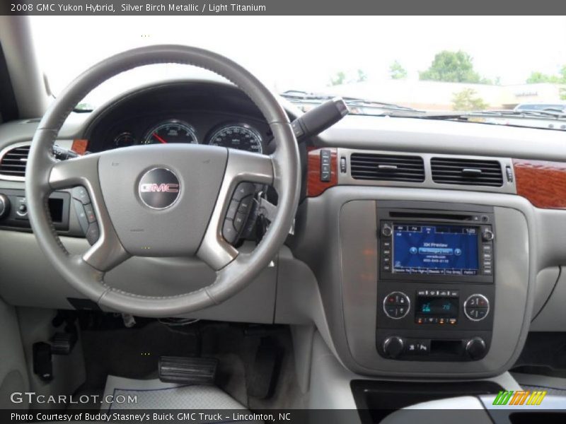 Silver Birch Metallic / Light Titanium 2008 GMC Yukon Hybrid