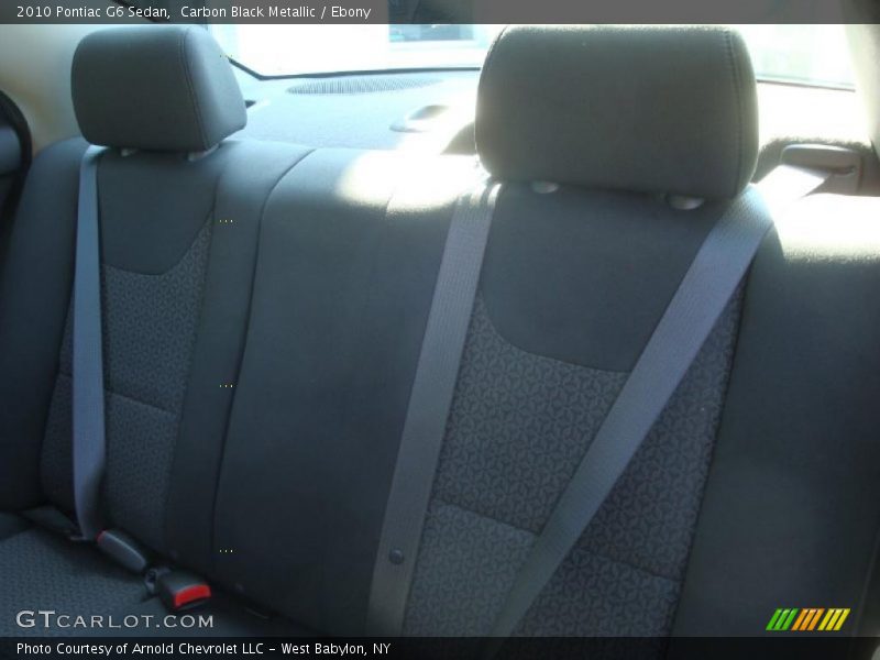 Carbon Black Metallic / Ebony 2010 Pontiac G6 Sedan