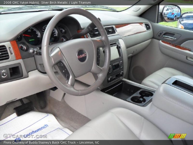 Silver Birch Metallic / Light Titanium 2008 GMC Yukon Hybrid