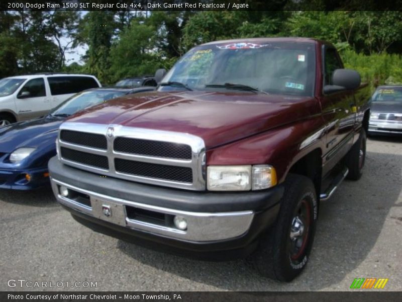 Dark Garnet Red Pearlcoat / Agate 2000 Dodge Ram 1500 SLT Regular Cab 4x4