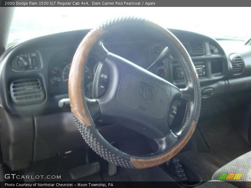 Dark Garnet Red Pearlcoat / Agate 2000 Dodge Ram 1500 SLT Regular Cab 4x4