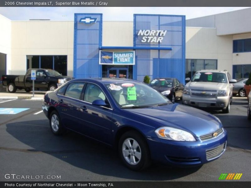 Superior Blue Metallic / Gray 2006 Chevrolet Impala LT