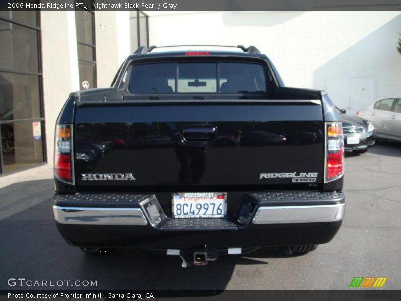 Nighthawk Black Pearl / Gray 2006 Honda Ridgeline RTL