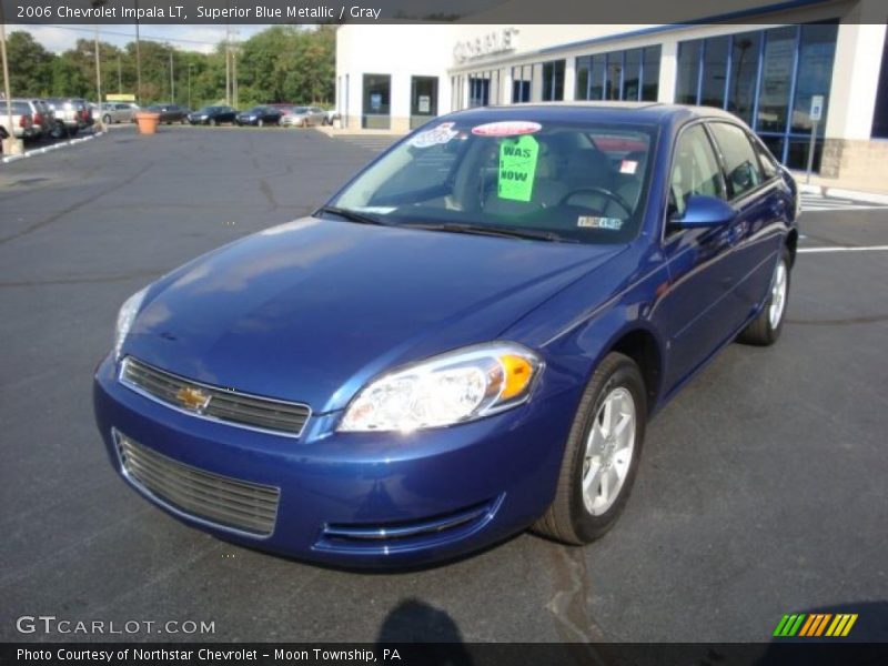 Superior Blue Metallic / Gray 2006 Chevrolet Impala LT