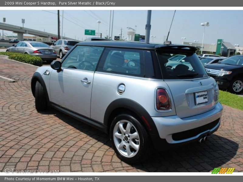 Pure Silver Metallic / Black/Grey 2009 Mini Cooper S Hardtop