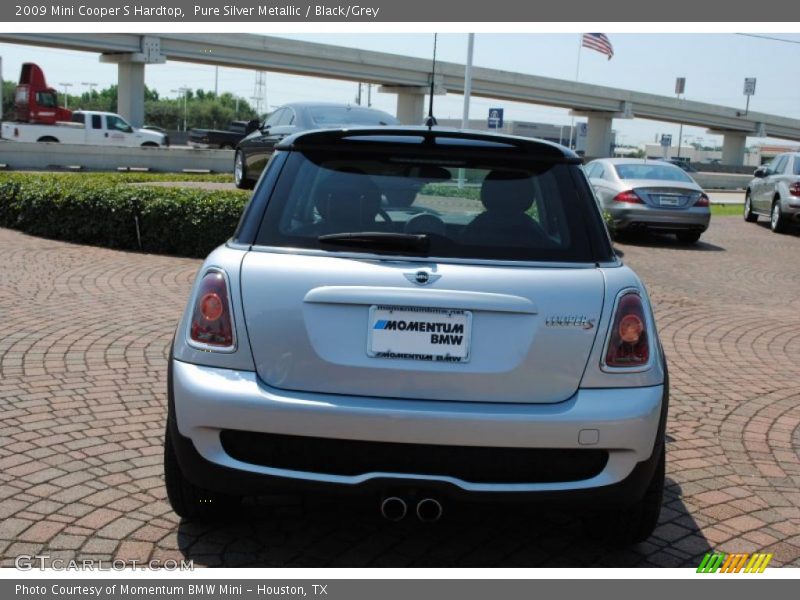 Pure Silver Metallic / Black/Grey 2009 Mini Cooper S Hardtop
