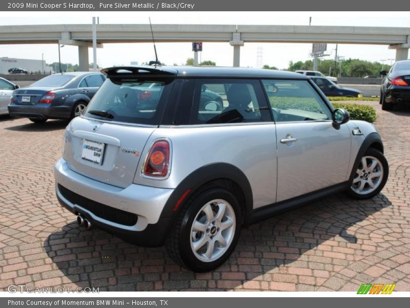 Pure Silver Metallic / Black/Grey 2009 Mini Cooper S Hardtop