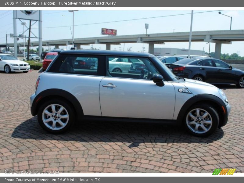 Pure Silver Metallic / Black/Grey 2009 Mini Cooper S Hardtop