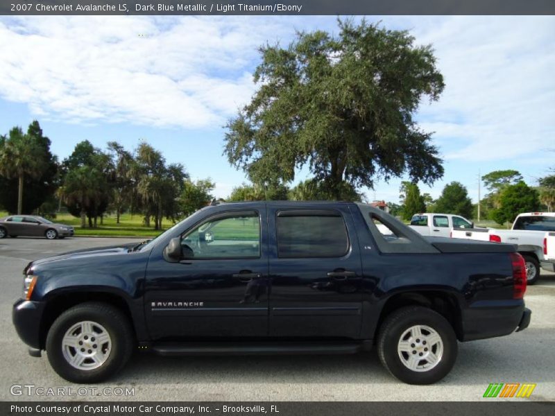 Dark Blue Metallic / Light Titanium/Ebony 2007 Chevrolet Avalanche LS