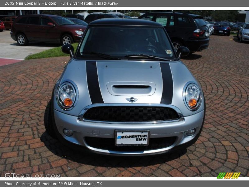 Pure Silver Metallic / Black/Grey 2009 Mini Cooper S Hardtop