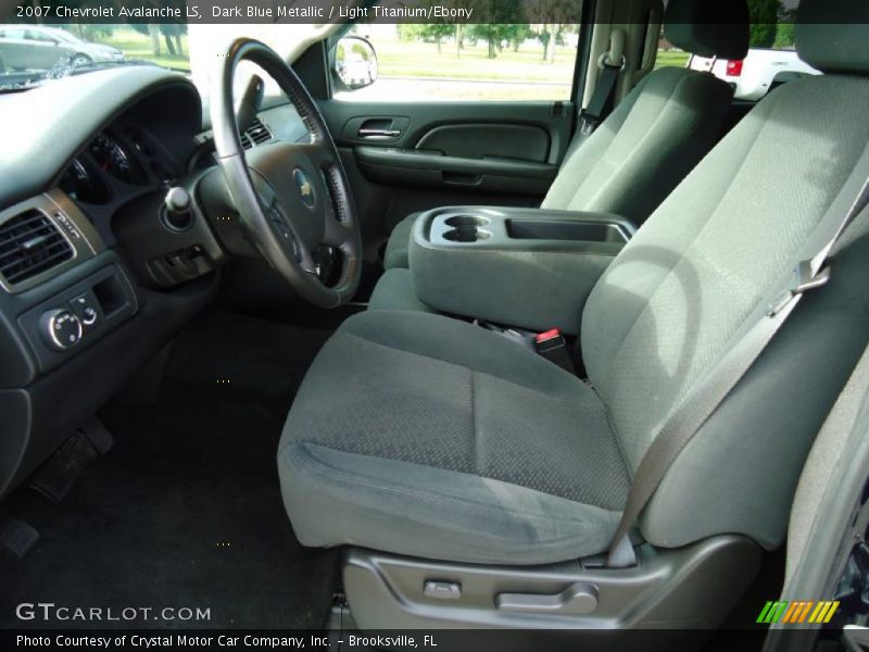 Dark Blue Metallic / Light Titanium/Ebony 2007 Chevrolet Avalanche LS