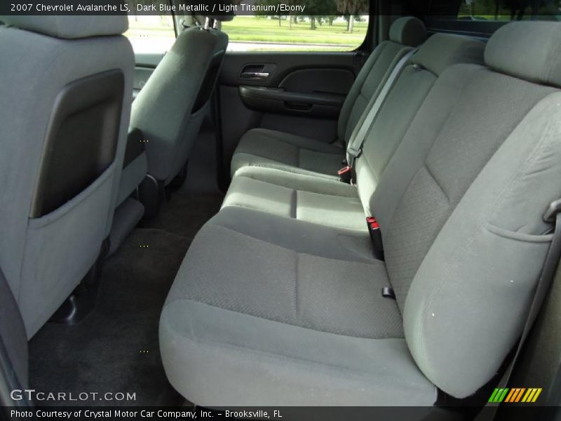 Dark Blue Metallic / Light Titanium/Ebony 2007 Chevrolet Avalanche LS