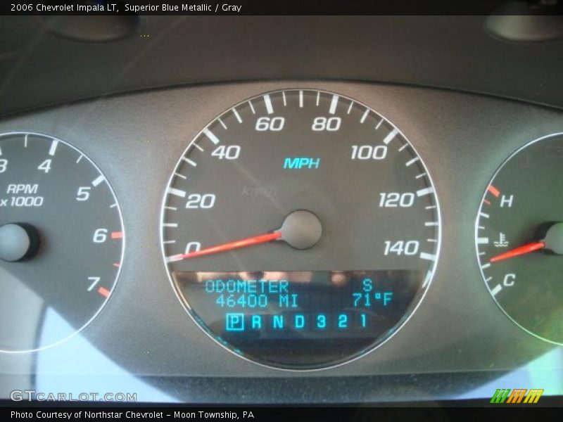 Superior Blue Metallic / Gray 2006 Chevrolet Impala LT