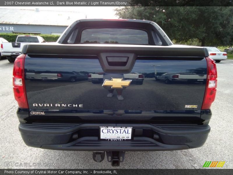 Dark Blue Metallic / Light Titanium/Ebony 2007 Chevrolet Avalanche LS
