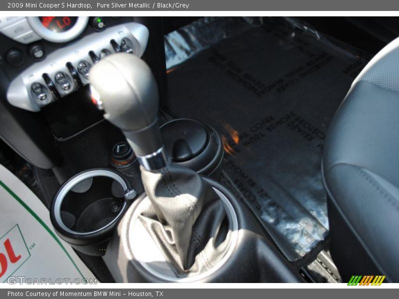 Pure Silver Metallic / Black/Grey 2009 Mini Cooper S Hardtop