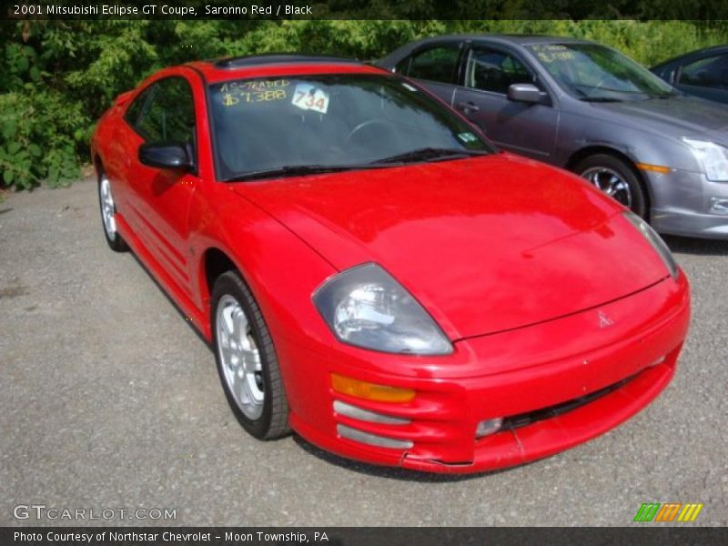 Saronno Red / Black 2001 Mitsubishi Eclipse GT Coupe