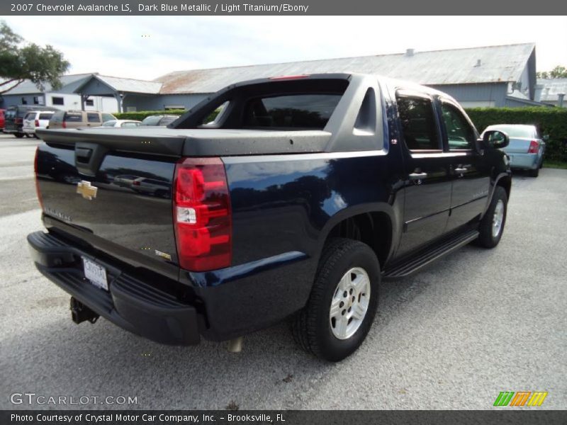 Dark Blue Metallic / Light Titanium/Ebony 2007 Chevrolet Avalanche LS