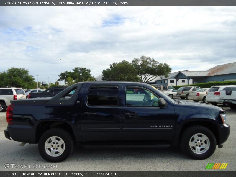 Dark Blue Metallic / Light Titanium/Ebony 2007 Chevrolet Avalanche LS