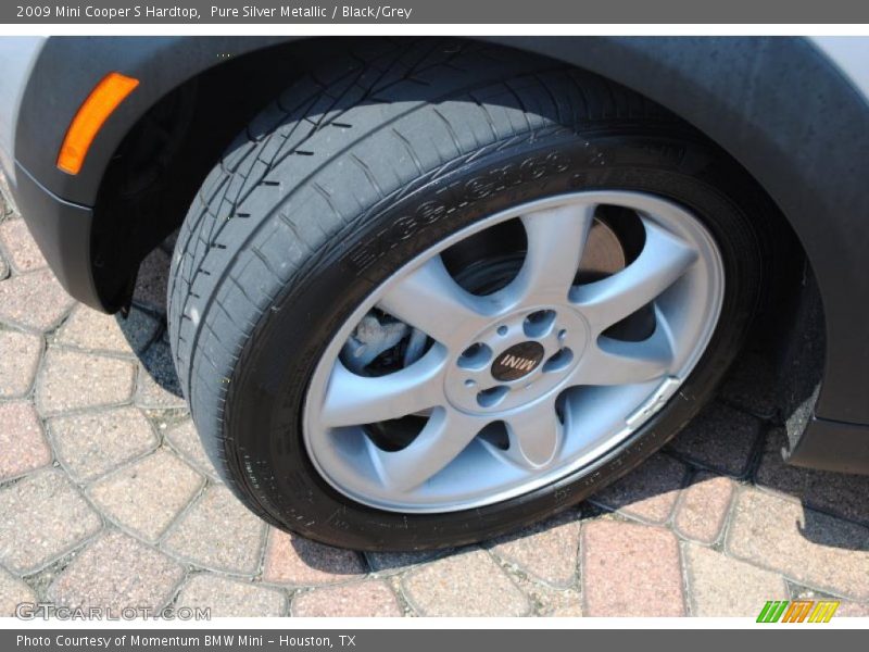 Pure Silver Metallic / Black/Grey 2009 Mini Cooper S Hardtop