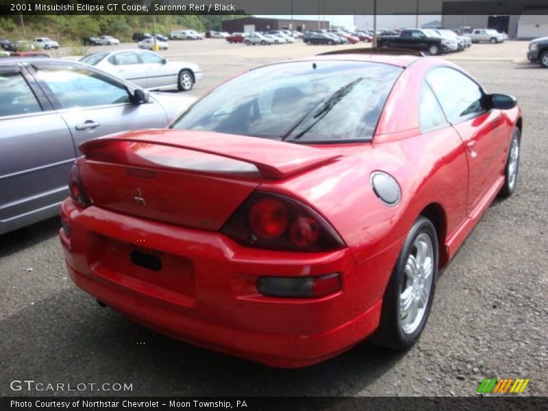 Saronno Red / Black 2001 Mitsubishi Eclipse GT Coupe