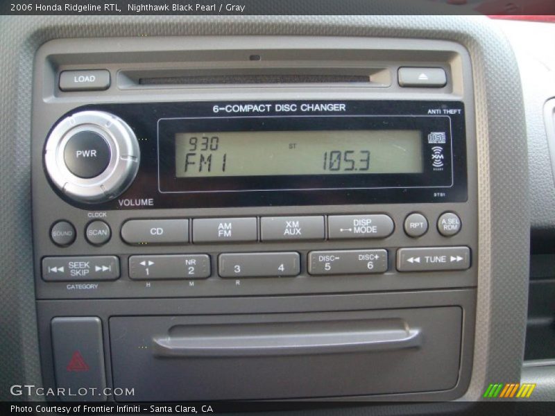 Nighthawk Black Pearl / Gray 2006 Honda Ridgeline RTL