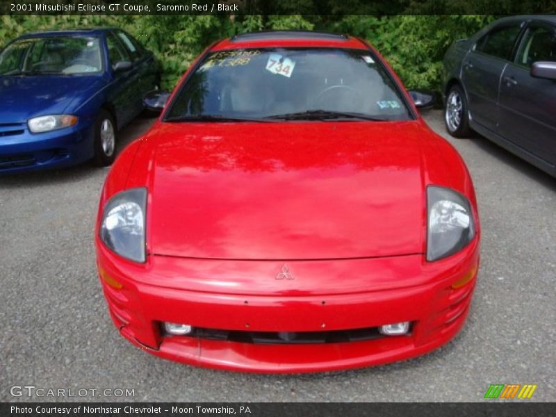 Saronno Red / Black 2001 Mitsubishi Eclipse GT Coupe
